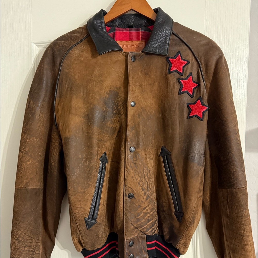 Gorgeous Men’s North Beach Leather, Michael Hoban “Hobo” suede leather jacket